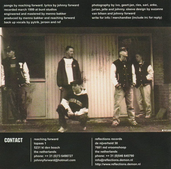 Reaching Forward For The Cause CD album hardcore