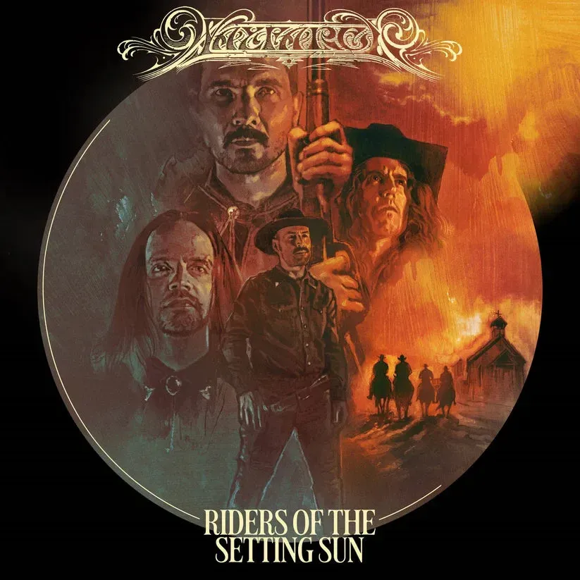 Wayfarer Riders of the Setting Sun LP gull/rød vinyl