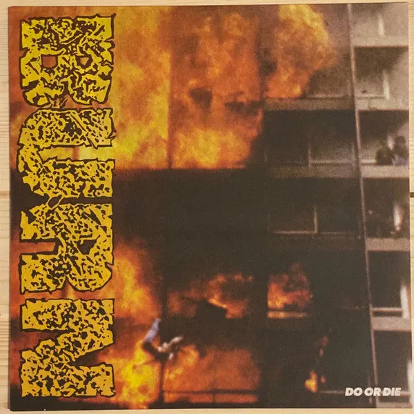 Burn Do Or Die LP vinyl brukt orange/red