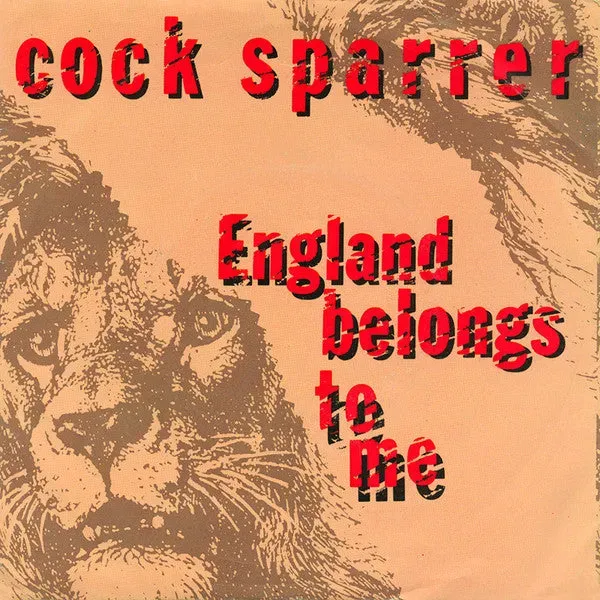 Cock Sparrer England Belongs To Me 7" vinyl brukt Oi-punk