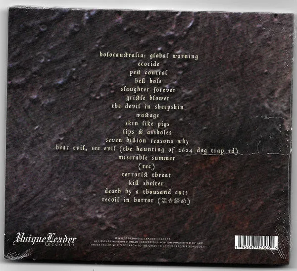 To The Grave Epilogue ULR299 CD digipak brukt deathcore