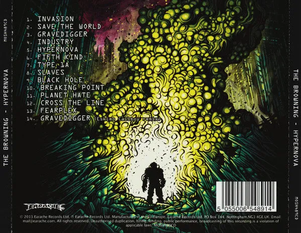 The Browning Hypernova CD forseglet – electro metal