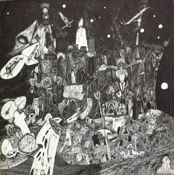 Rudimentary Peni Death Church LP vinyl brukt deathrock