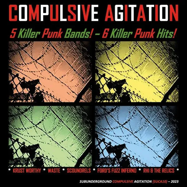 Various Compulsive Agitation EP 7" vinyl brukt crust