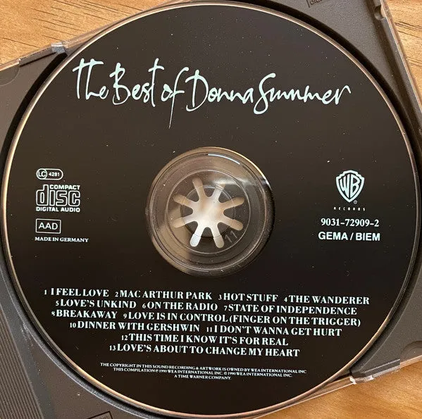 Donna Summer The Best Of Donna Summer CD brukt disco