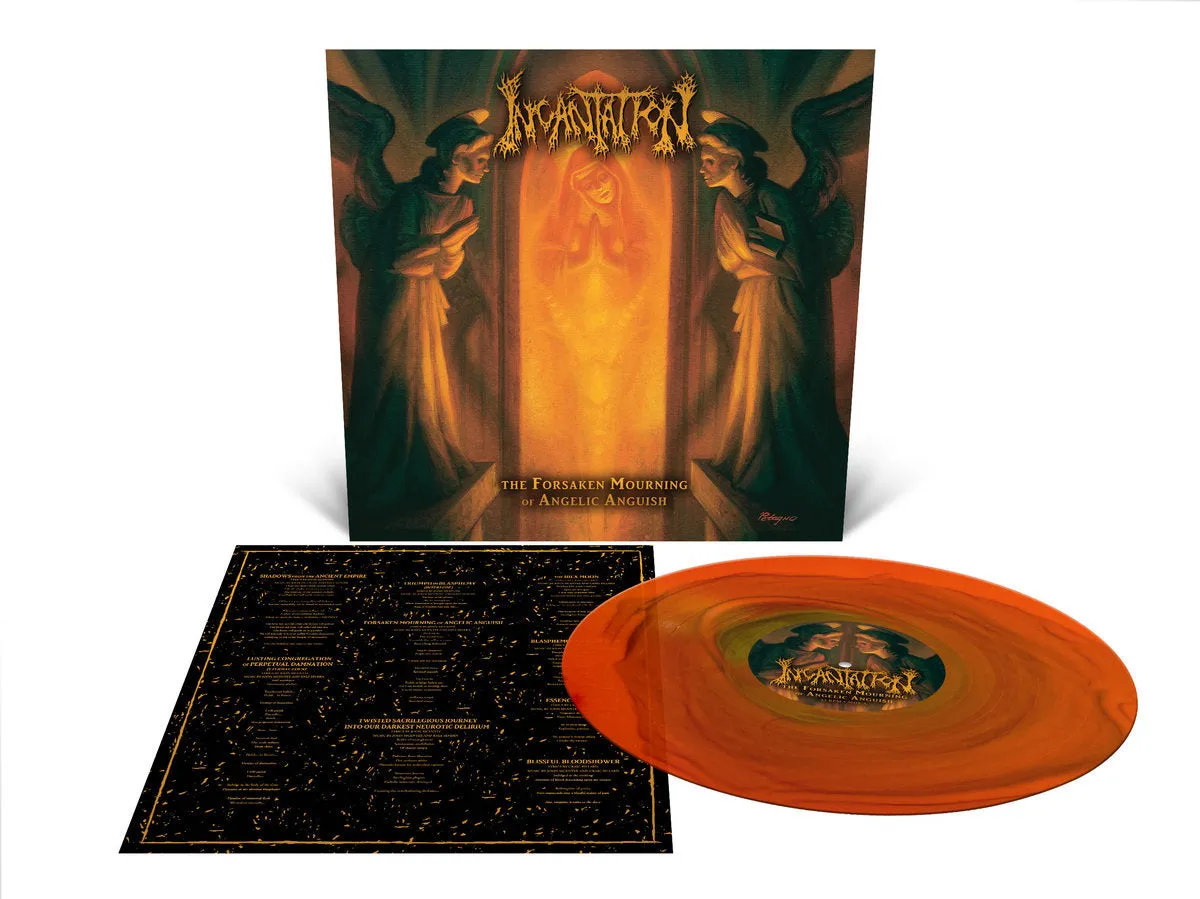 Incantation The Forsaken Mourning Of Angelic Anguish LP orange krush vinyl