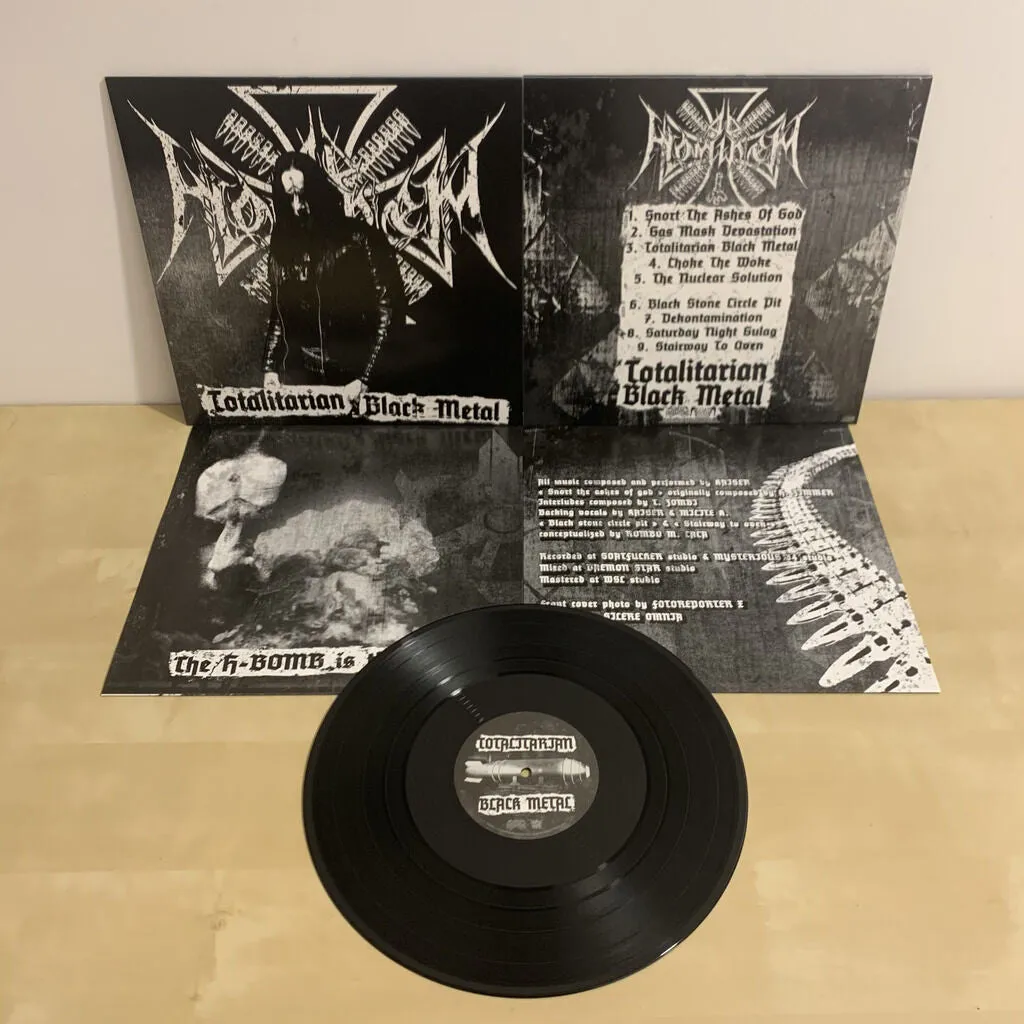 Ad Hominem Totalitarian Black Metal LP 180g svart