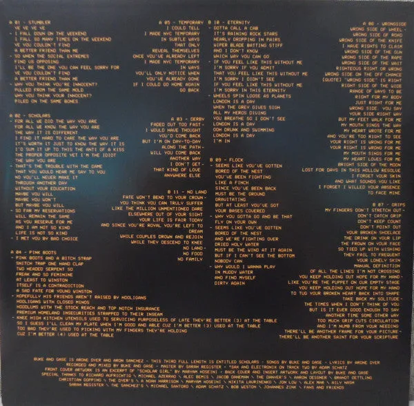 Buke And Gass Scholars vinylplate brukt 2019 artrock