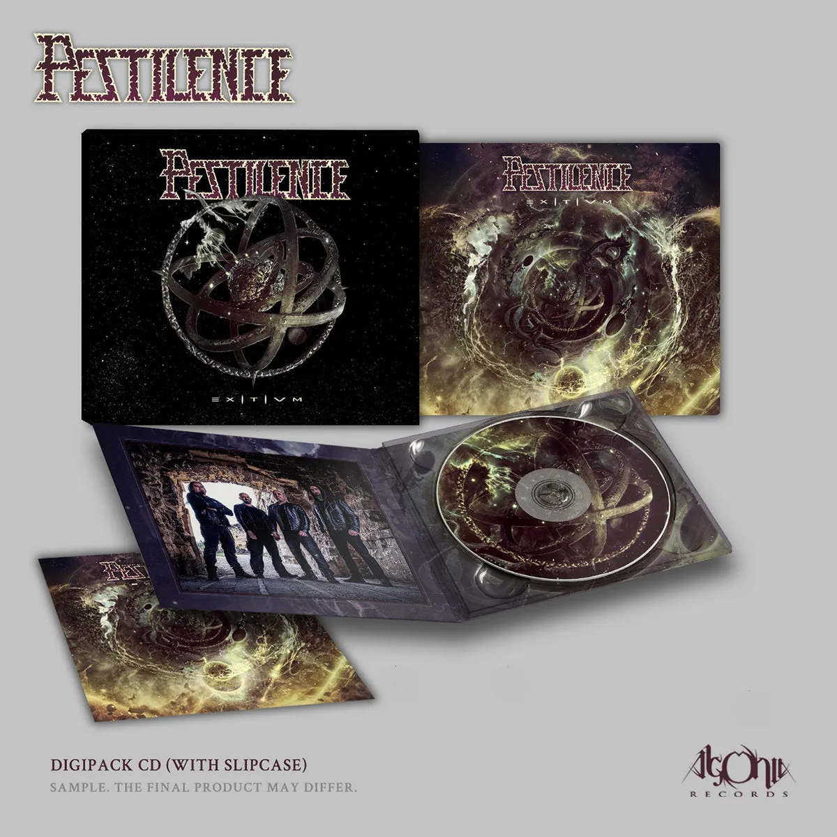 Pestilence Exitivm CD digipak progressiv death metal