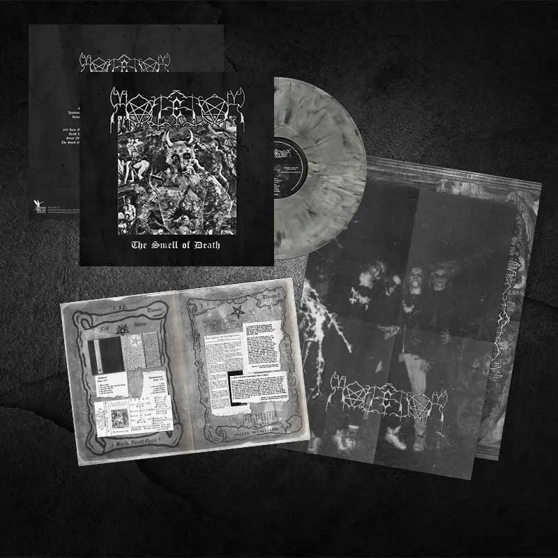 Malfeitor The Smell of Death LP marble vinyl grå