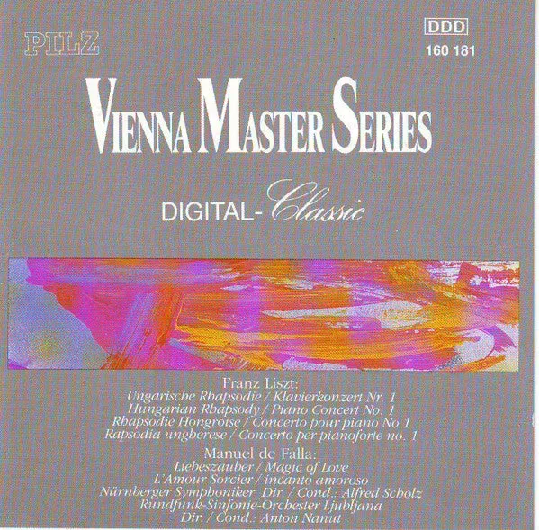 Franz Liszt Ungarische Rhapsodie CD 160 181 CD brukt romantisk