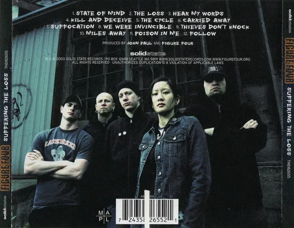 Figure Four Suffering The Loss CD brukt album hardcore