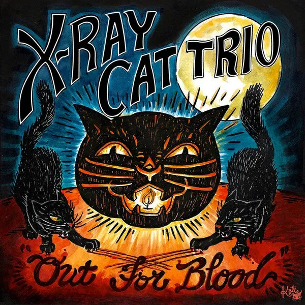 X Ray Cat Trio Out For Blood vinyl LP brukt surf ltd