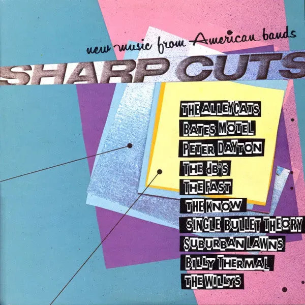 Various – Sharp Cuts vinyl LP promo punk 1980