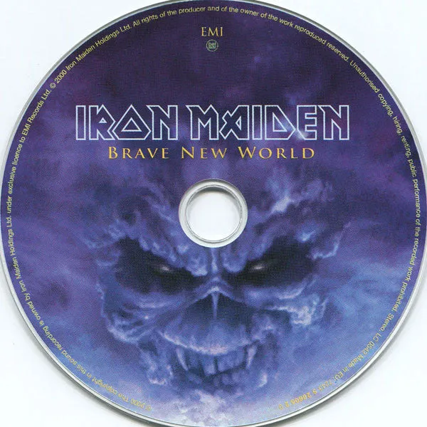 Iron Maiden Brave New World CD brukt album heavy metal