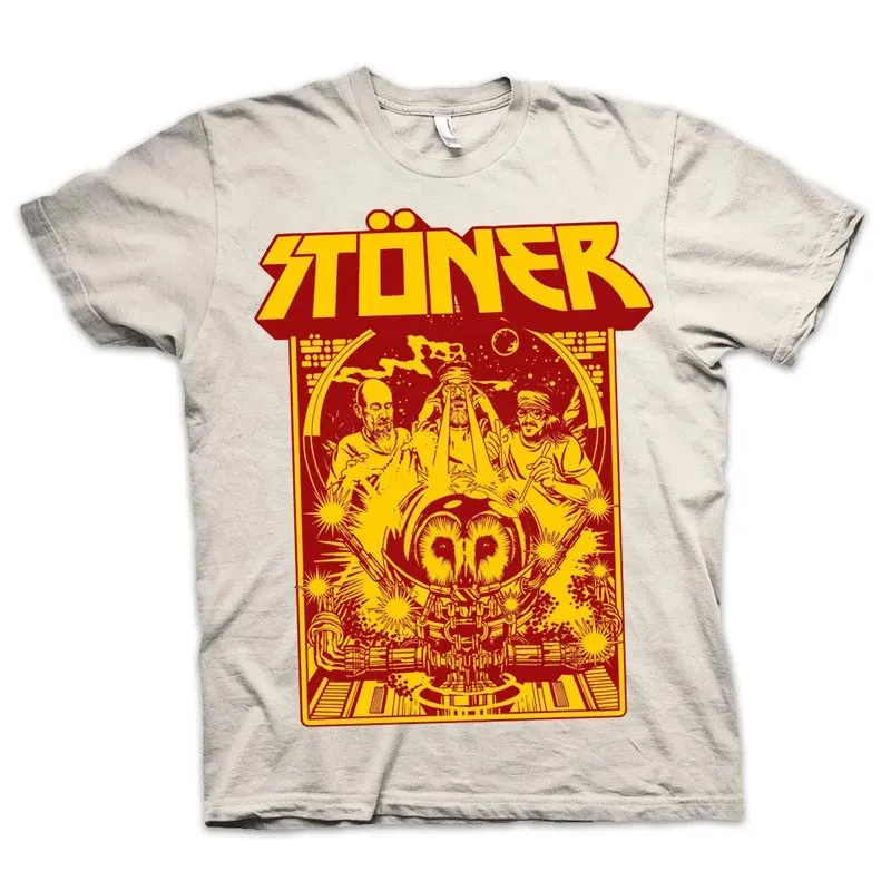 Heavy Psych Sounds Stoner #05 t-skjorte natural rød gul