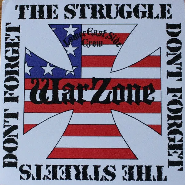 Warzone Don't Forget The Struggle LP vinyl re brukt