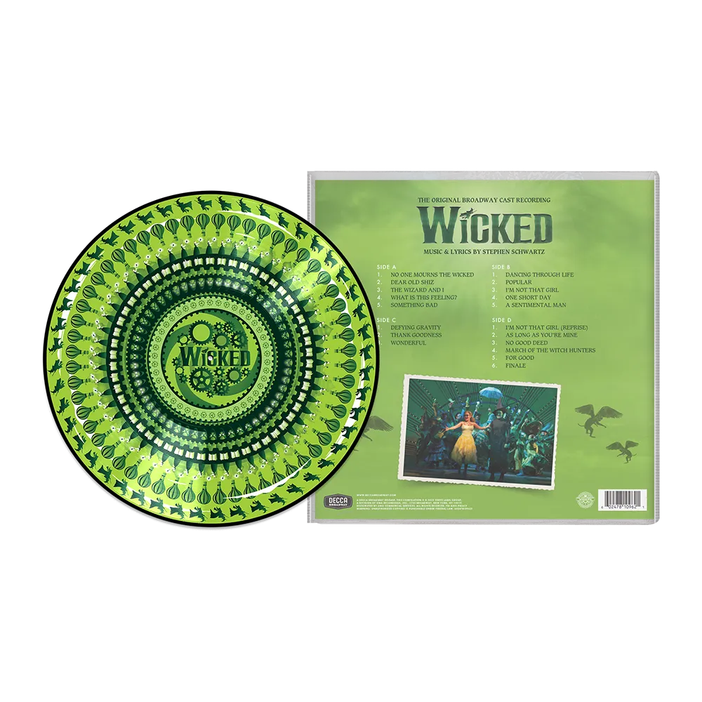 Wicked Original Broadway Cast Recording 2LP picture disc vinyl