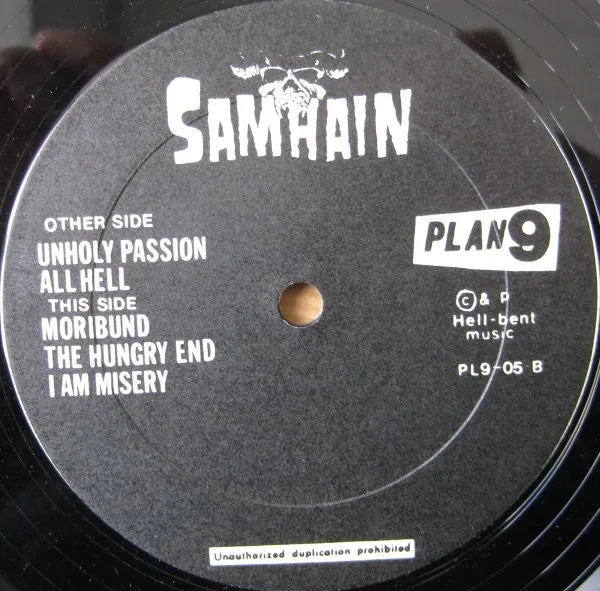 Samhain Unholy Passion 12" vinyl EP tan cover