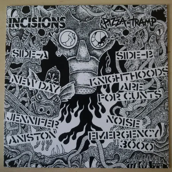 Incisions / Pizza Tramp Do You Know Who You Look Like 7" vinyl brukt punk