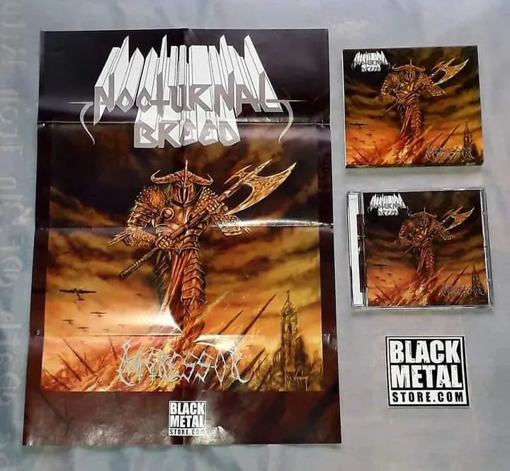 Nocturnal Breed Aggressor CD slipcase poster 500x