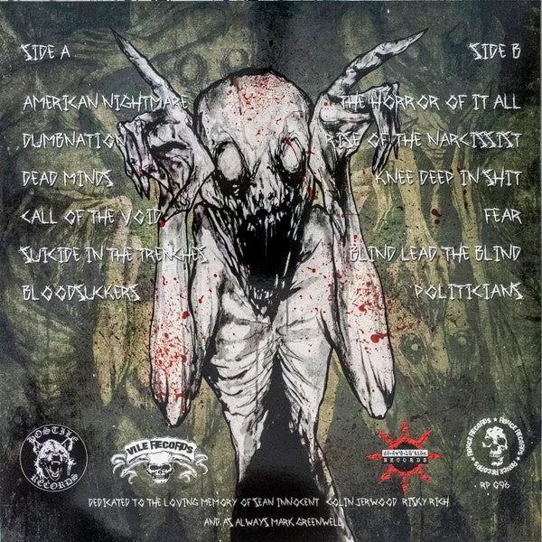 Poundaflesh Depths Of Despair 12" vinyl farget hardcore