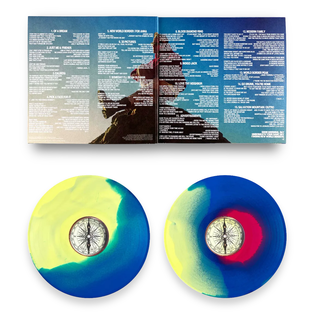 Huron John Indigo Jack & The New World Border vinyl splatter