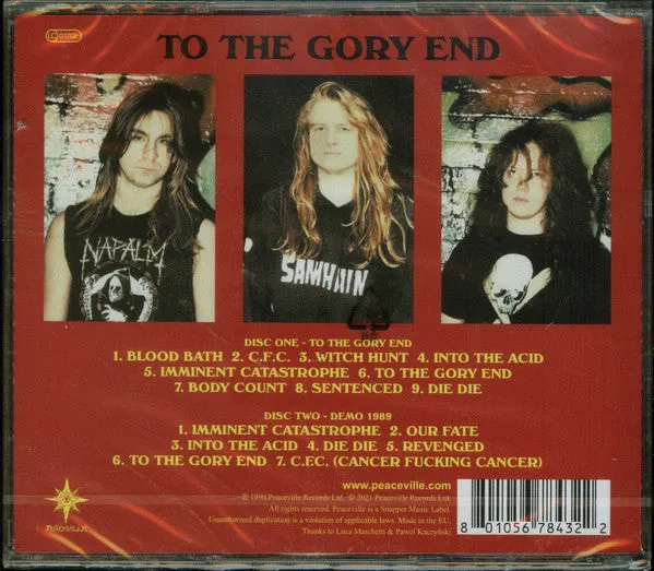 Cancer To The Gory End 2xCD brukt remaster