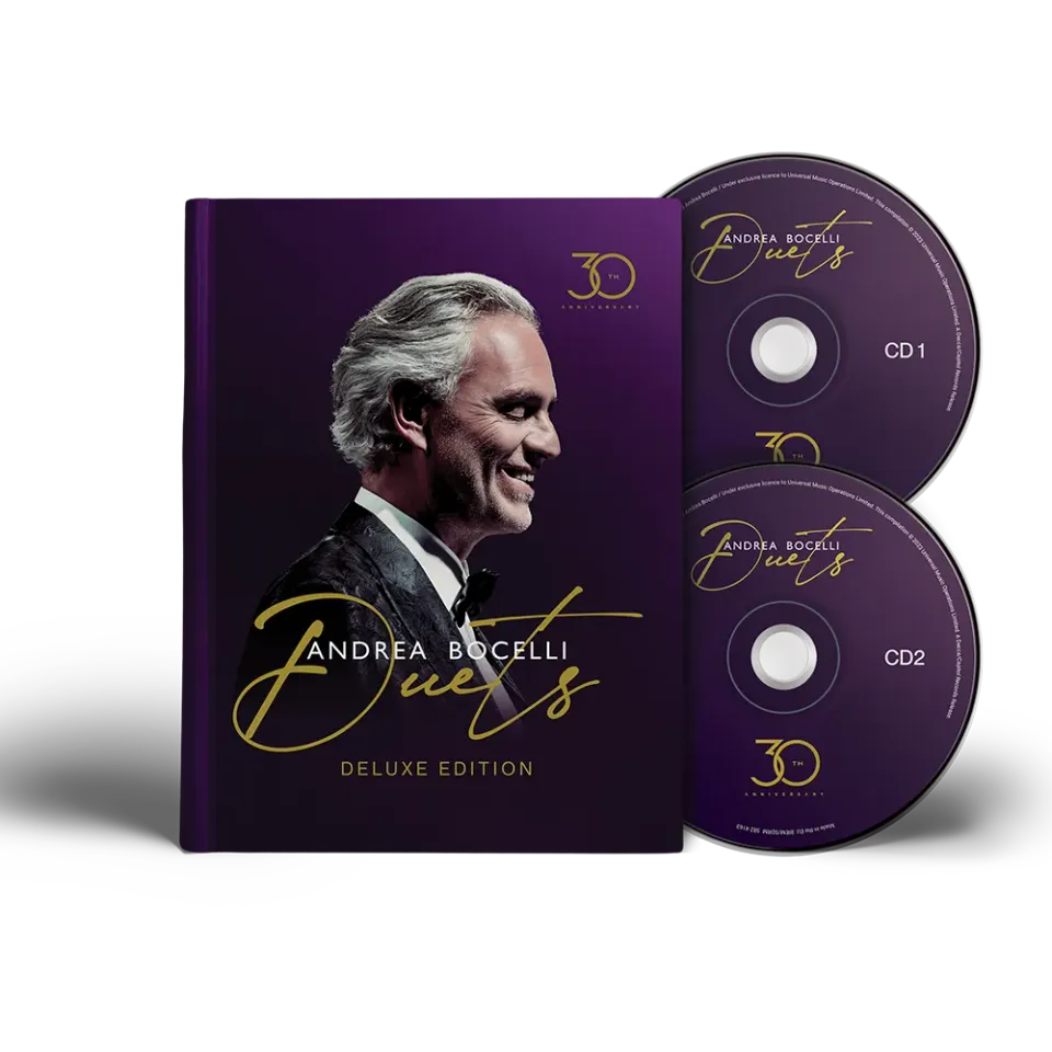 Andrea Bocelli Duets 30th Anniversary dobbel-CD deluxe