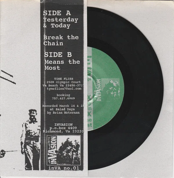 Time Flies Time Flies 7" brukt EP hardcore punk