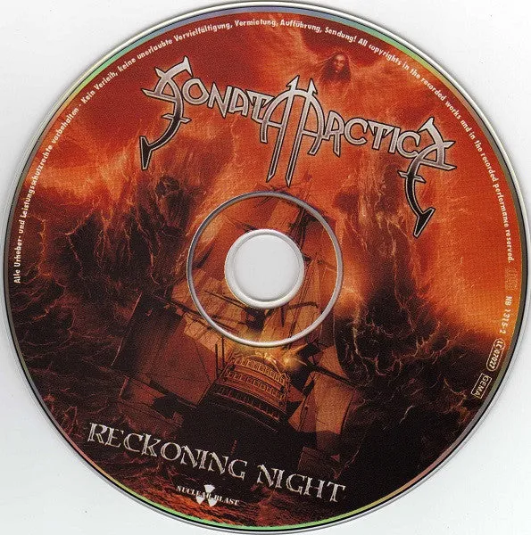 Sonata Arctica Reckoning Night CD brukt speedmetal
