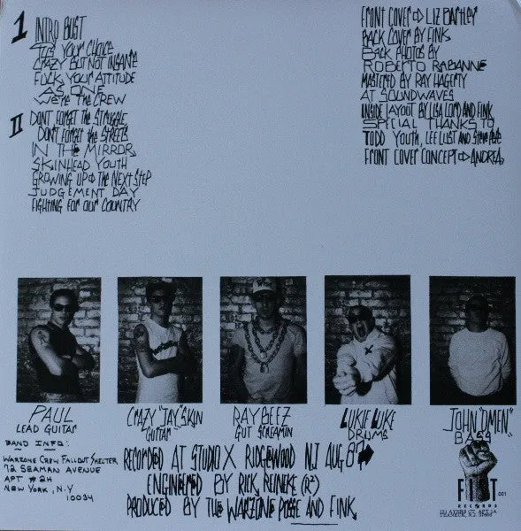 Warzone Don't Forget The Struggle LP vinyl re brukt