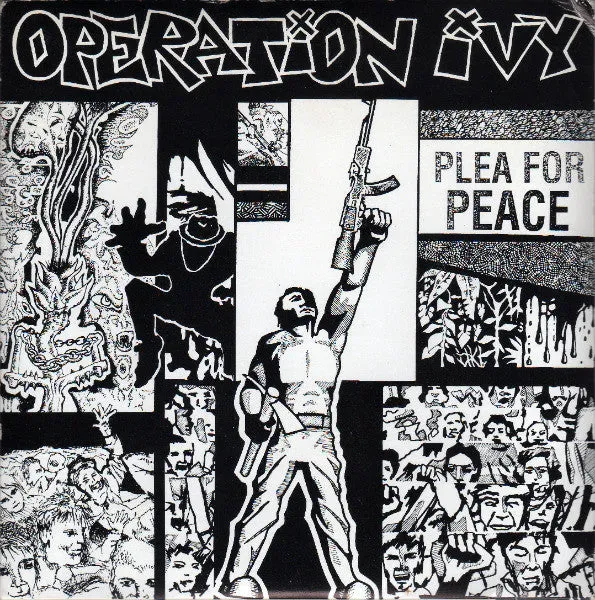 Operation Ivy Plea For Peace 7" brukt hvit vinyl