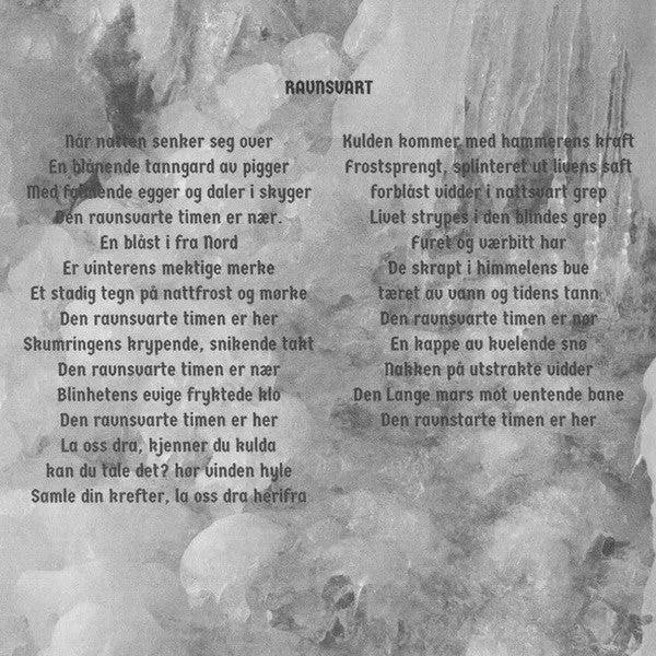 Mortem Ravnsvart CD brukt album black metal