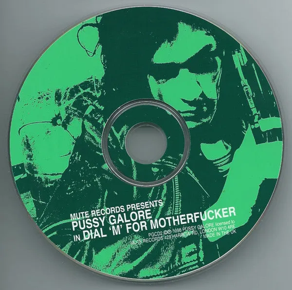 Pussy Galore Dial M For Motherfucker CD brukt noise
