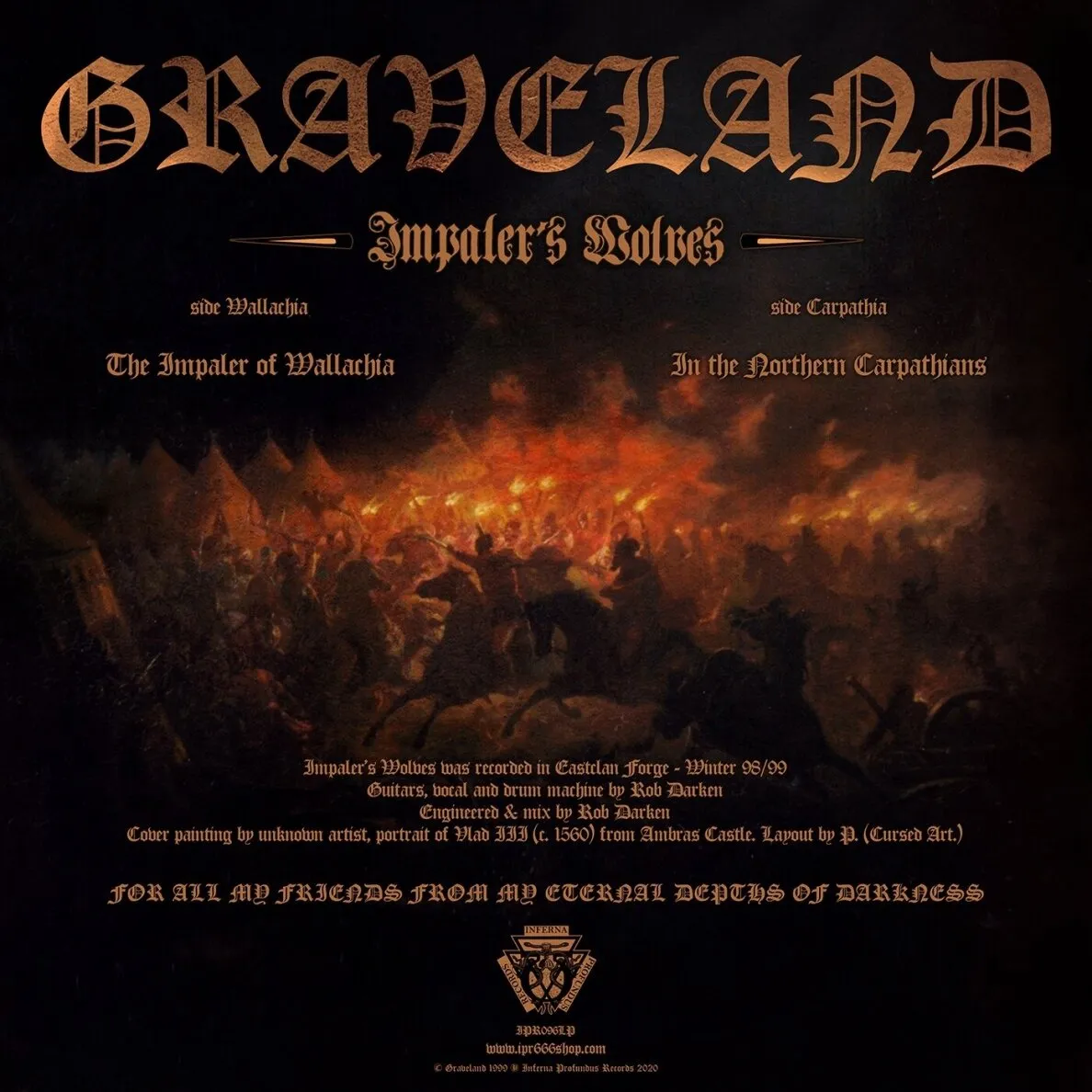 Graveland Impaler's Wolves LP vinylplate 180g