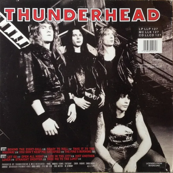 Thunderhead Behind The Eight-Ball LP brukt – hardrock