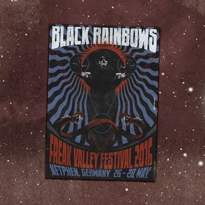 Black Rainbows #02 plakat fullfarge