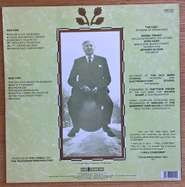 Television Personalities Privilege LP brukt indie