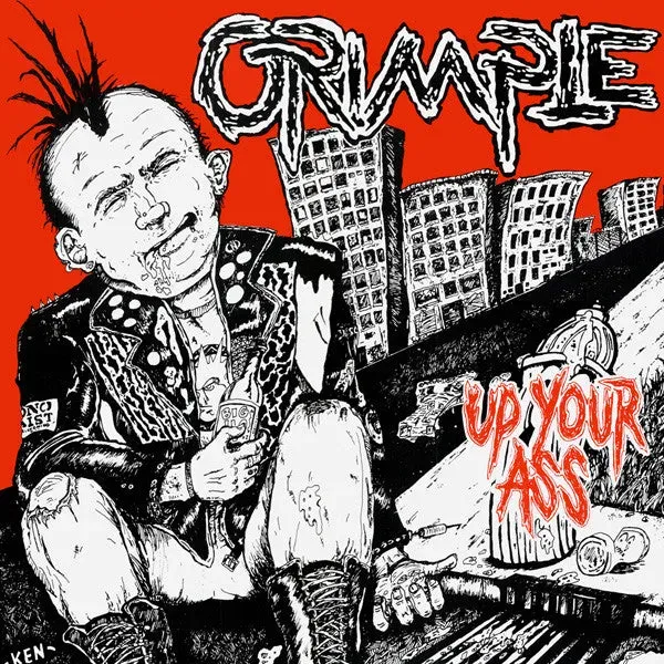 Grimple Up Your Ass LP svart vinyl hardcore
