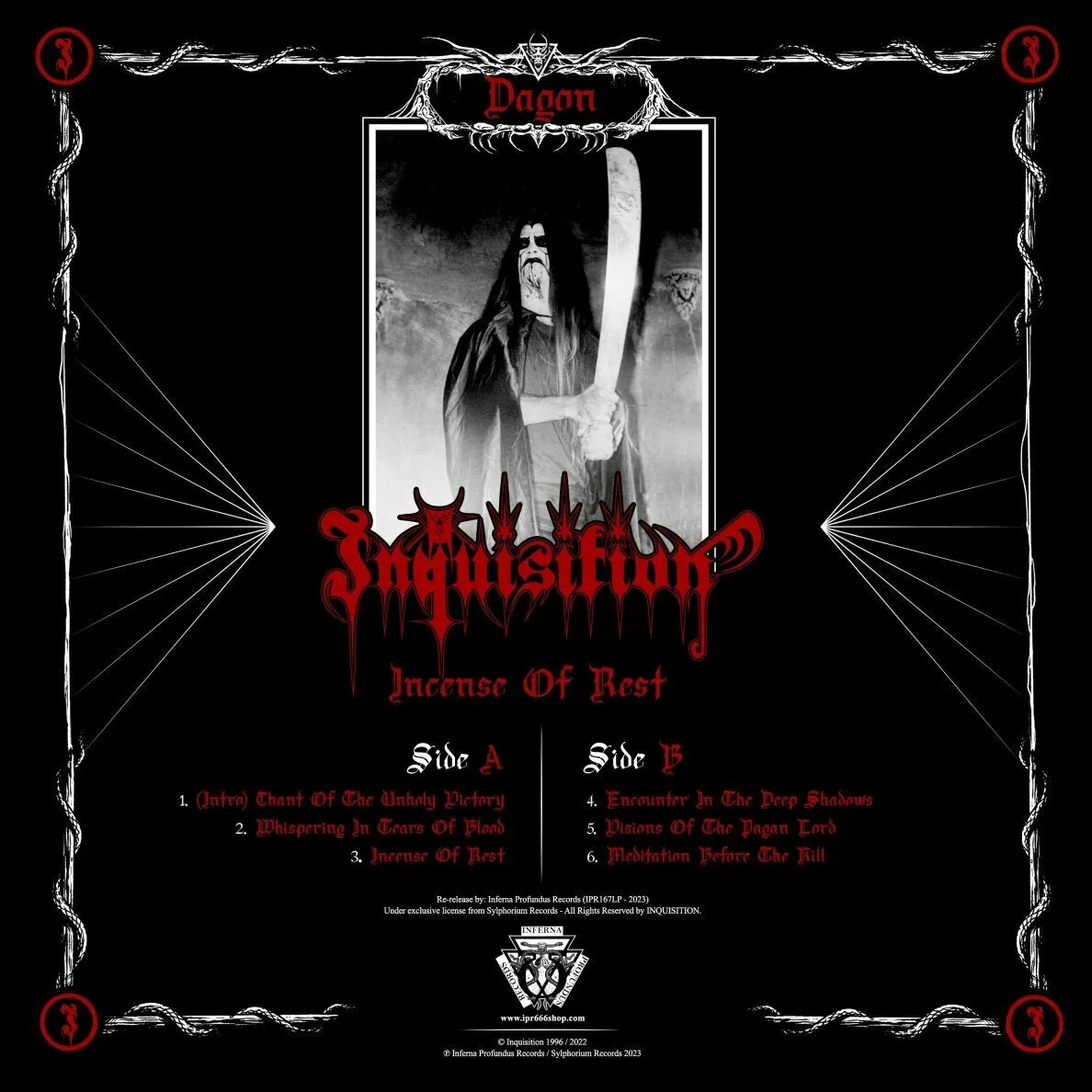 Inquisition Incense Of Rest LP vinyl svart 180g