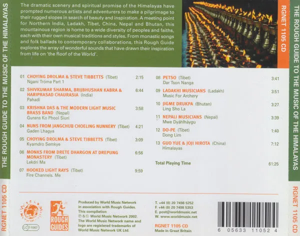 The Rough Guide Music Of The Himalayas CD brukt samling