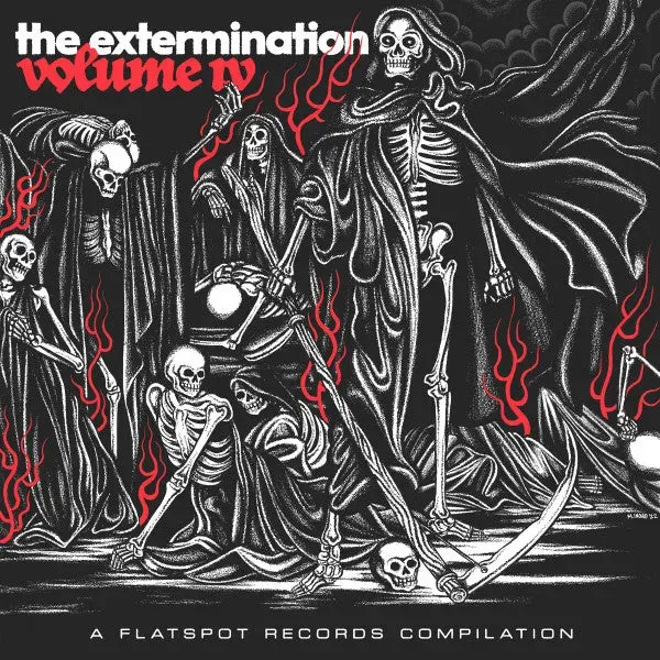 Various Extermination Vol.4 LP rød hardcore