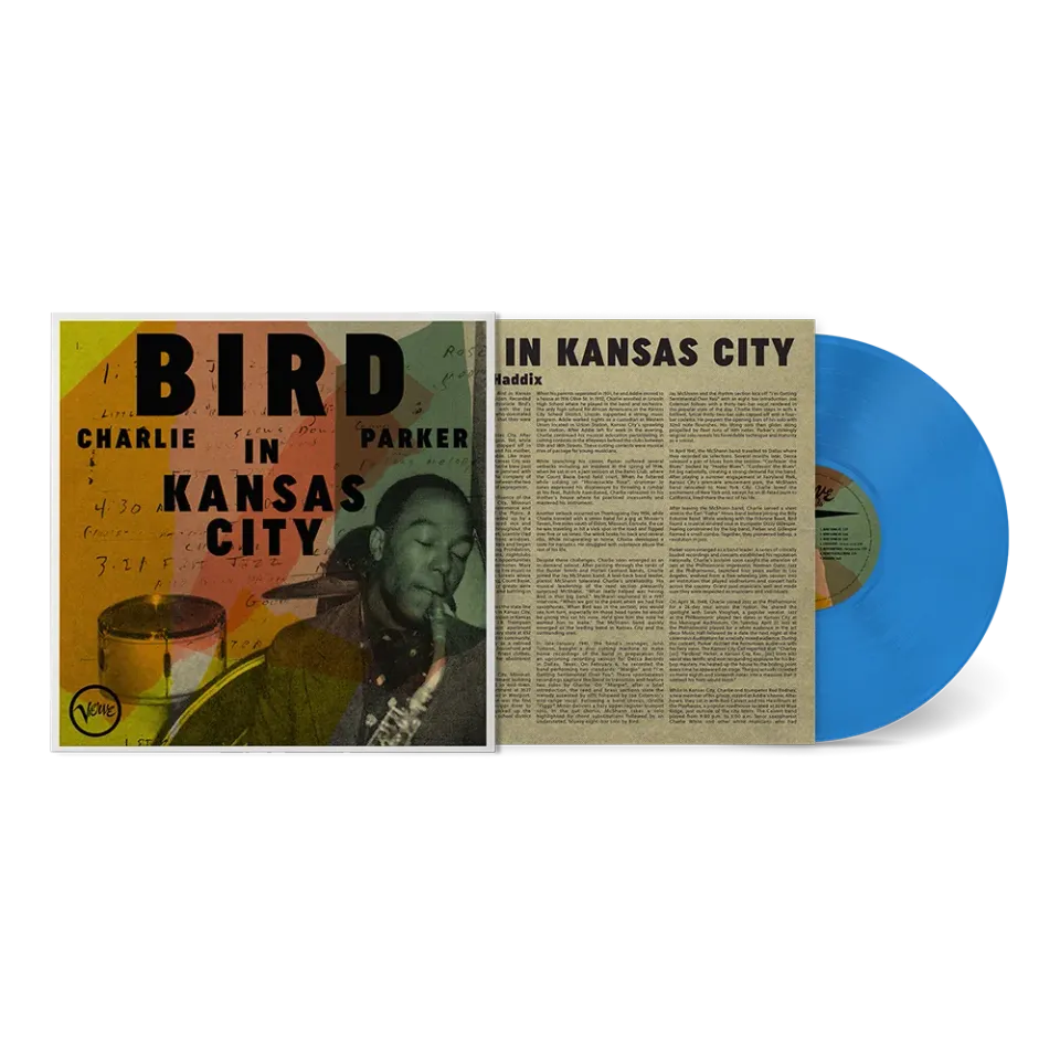 Verve Charlie Parker Bird In Kansas City Sky Blue LP farget vinyl