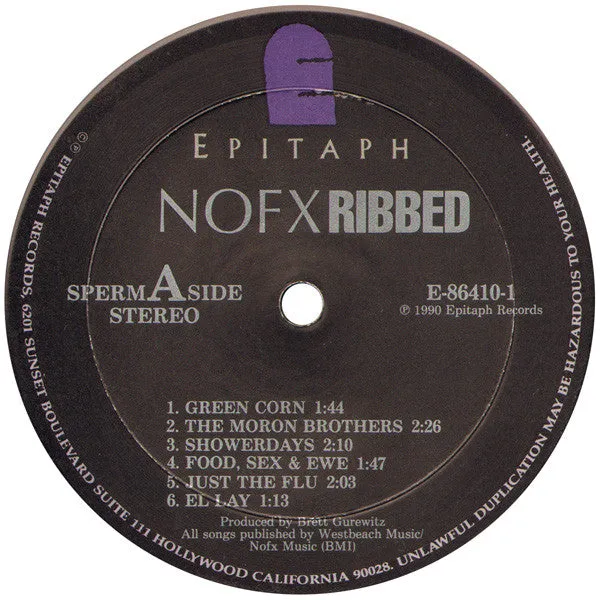 NOFX Ribbed vinylplate brukt punk