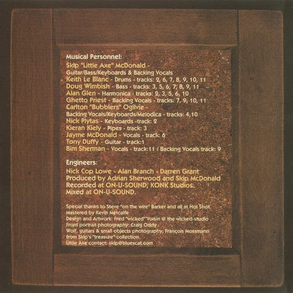 Little Axe Hard Grind CD brukt dub blues