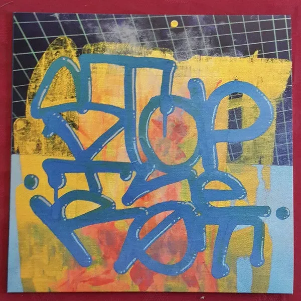 T.S. Warspite Stop The Rot LP rosa vinyl brukt punk