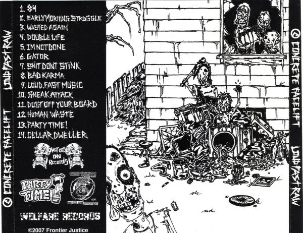Concrete Facelift Loud Fast Raw CD brukt VG+