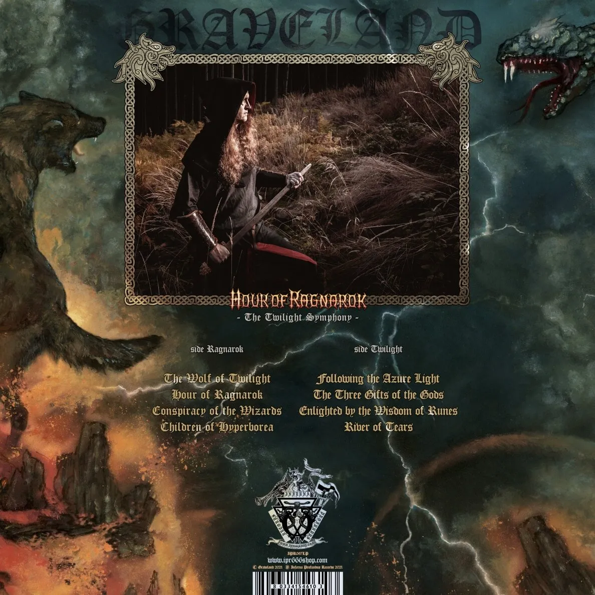 GRAVELAND Hour Of Ragnarok LP pagan black metal vinyl