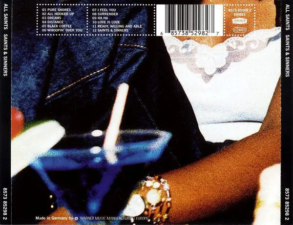 All Saints Saints & Sinners CD brukt R&B album